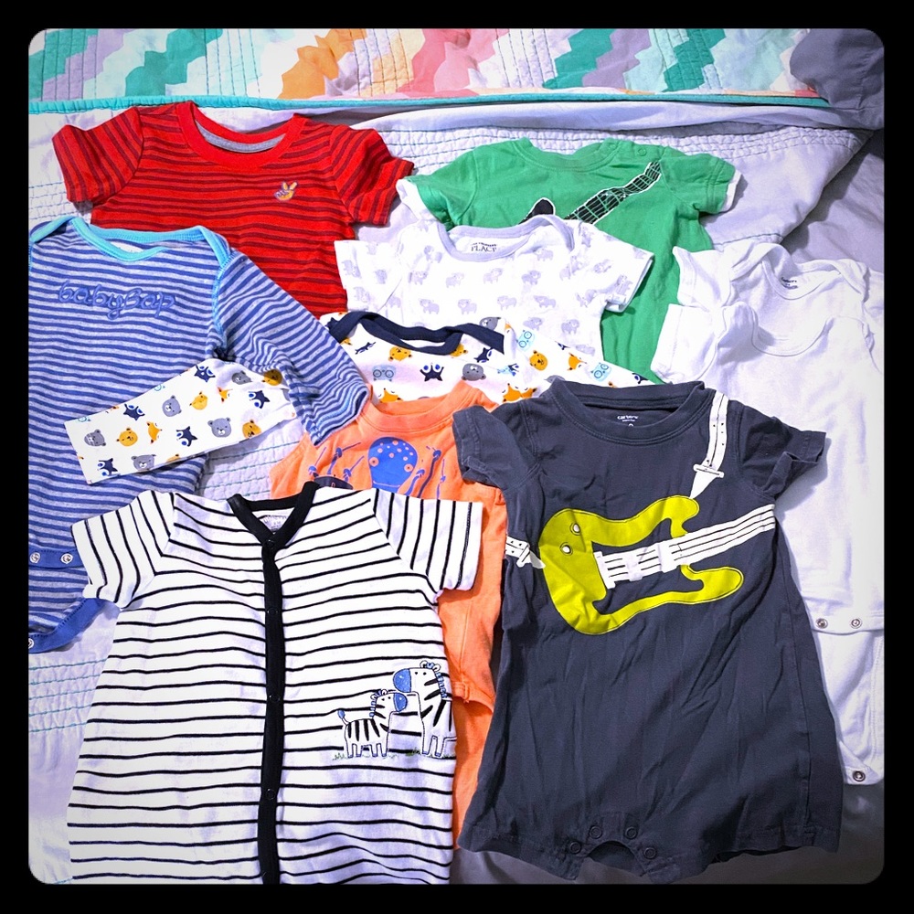 Baby boy onesie bundle